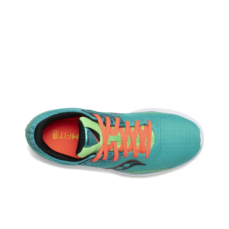 Saucony Kinvara Elite Bloom 11 Low-Top Running Shoes Women's Blue Green-3