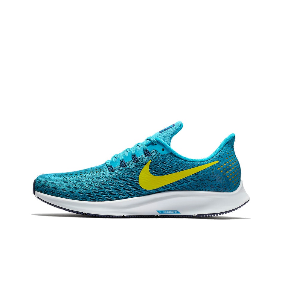 Nike Pegasus 35 Running Shoes Men Low Top Blue White POIZON