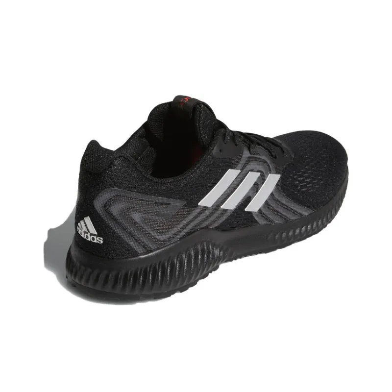 Adidas Aerobounce 2 'Core Black Silver Met Solar Red'-3
