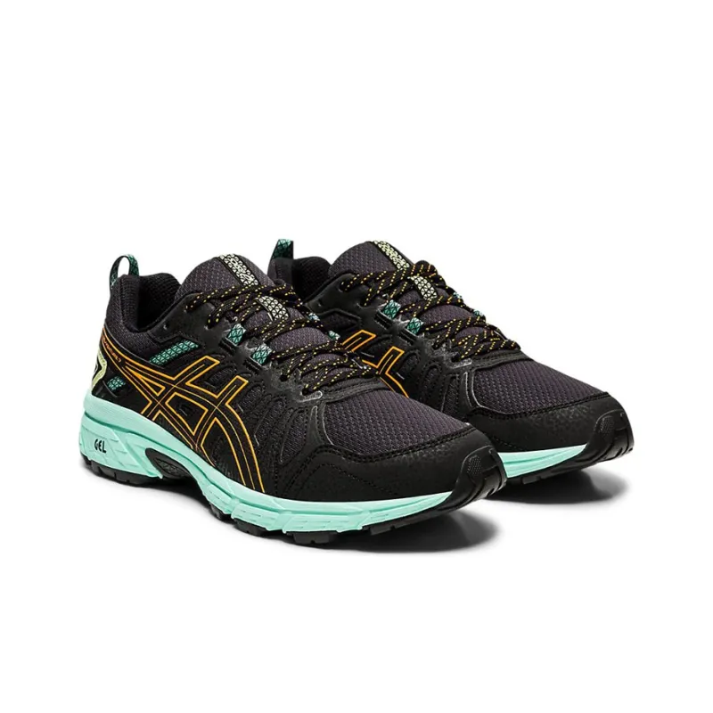 Asics Gel Venture 7 'Black Mint Orange Pop' Women's-2
