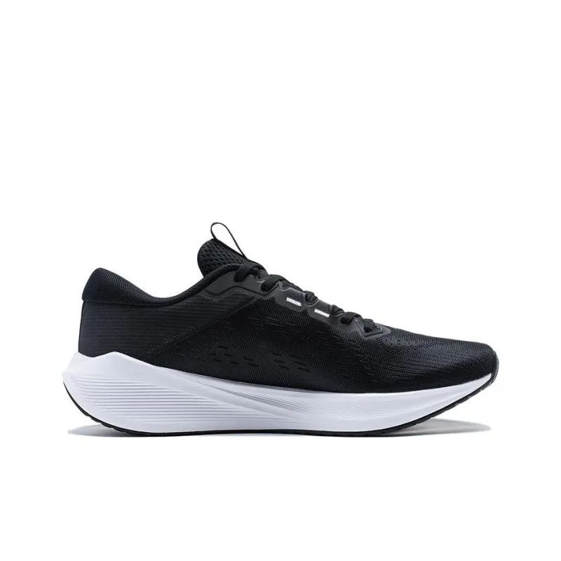LiNing Wave V2 Cushioning, Slip Resistant, And Abrasion Resistant Low Top Casual Running Shoes Men's Black-1