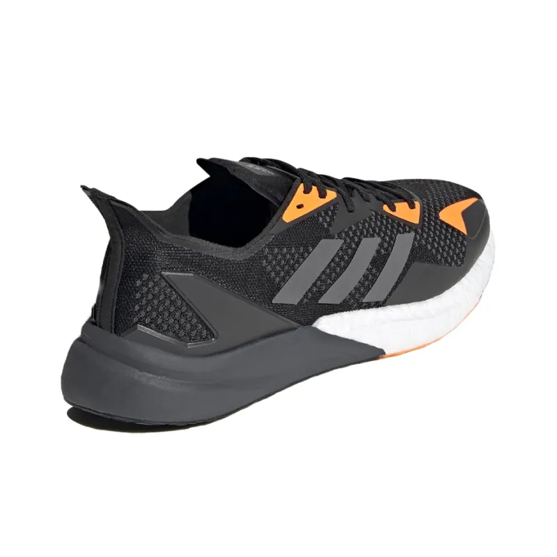 Adidas X9000L3 Black Grey Signal Orange-3