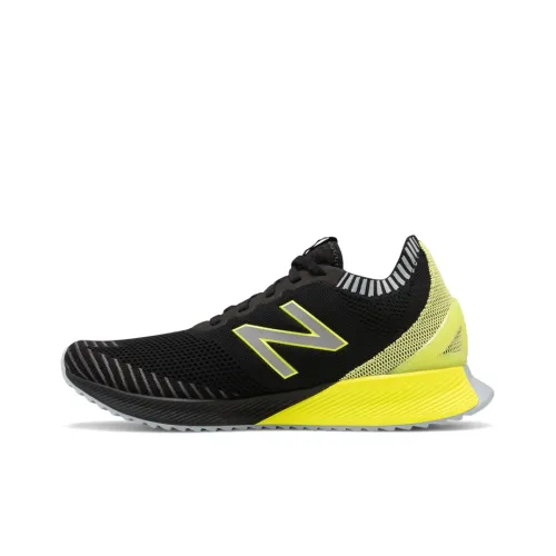 New Balance NB FuelCell Echo Cushioning Low-Top Running kids shoes Men's Black Yellow D-Width