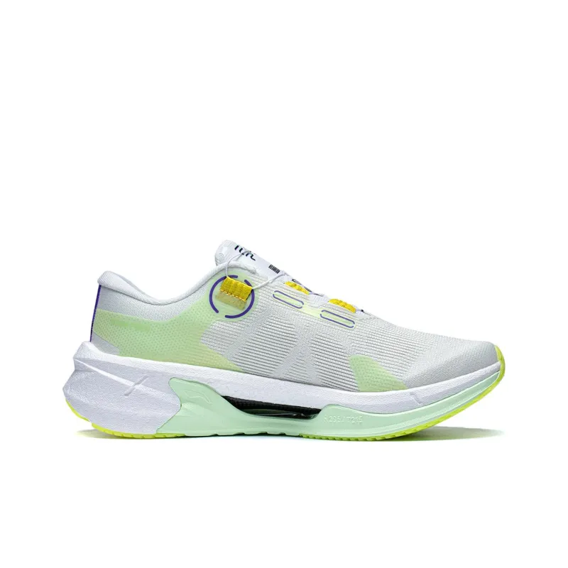 LiNing Furious Rider 7.0 PRO Rebound Low Top Running Shoes Men's White Green-1