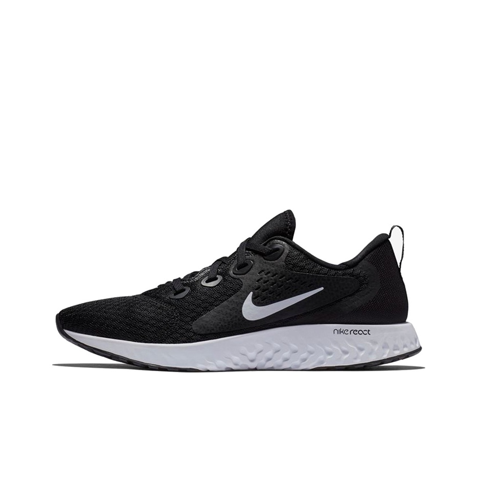 Nike Legend React 1 Running Shoes Women s Low top Black White POIZON