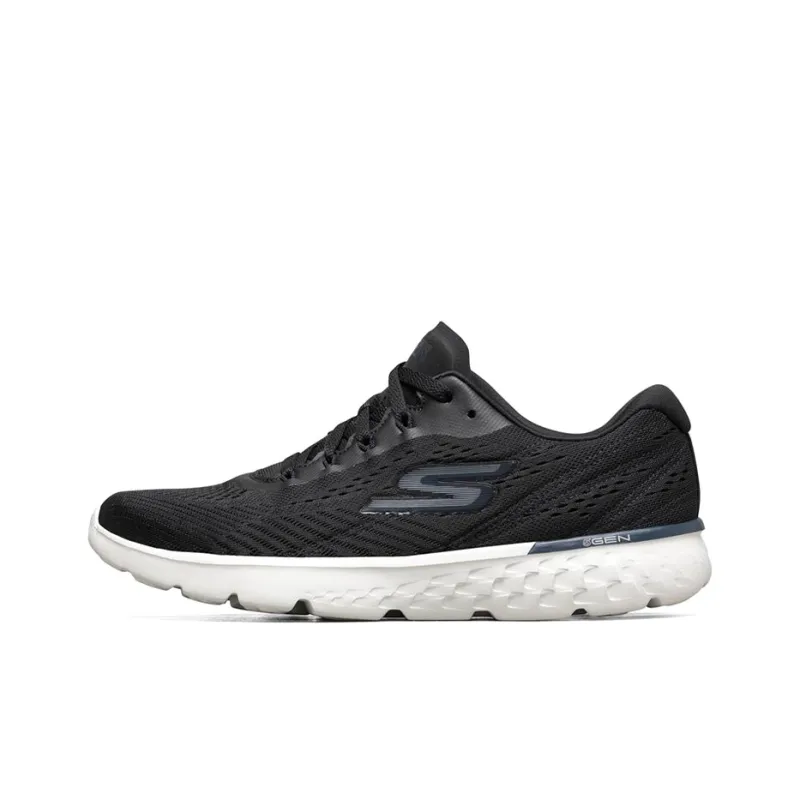 Skechers Go Run 400 Lightweight Wear-resistant And Non-slip Low-Top Casual Running Shoes Men's Black White-0