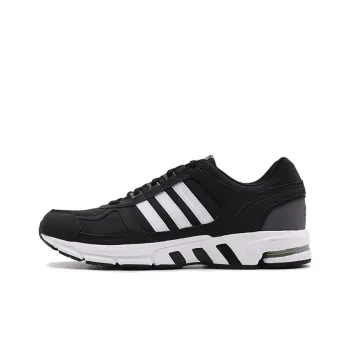 Adidas Equipment 10 Wear resistant Shock Absorption Low Tops Sports Black White