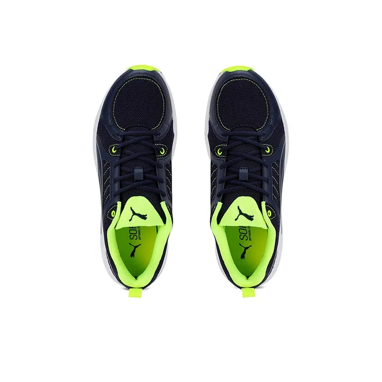 PUMA Nucleus Running Shoes Women's Low-Top Black/Blue/White/Green-2