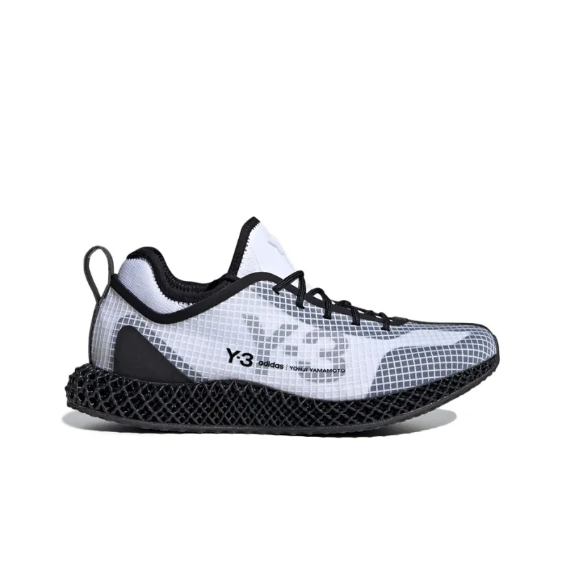 Adidas Y 3 Runner 4D Io White Black-1