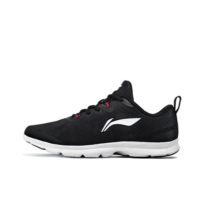 LINING Move With Your Heart Running Shoes Unisex Low Top Black/White-0