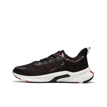 XTEP Low Top Running Shoes Men's Black Red