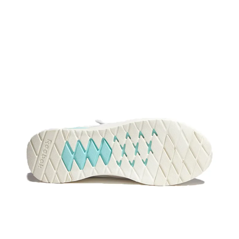 Reebok Running Shoes Women's Low Top Gray/White/Blue-5