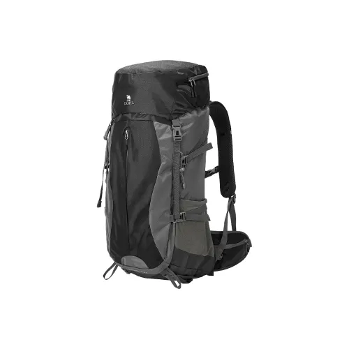 CAMEL Polyester Hiking Bag Backpack Regular Unisex Black/Jasper/Red