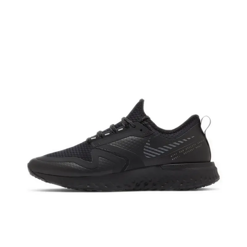 Nike Odyssey React 2 Shield 'Black Metallic Silver' Women's-0