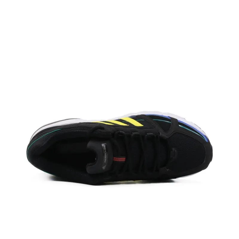 Adidas Response Ctl7 Plus Breathable Low Top Running Shoes Men's Black Yellow-2