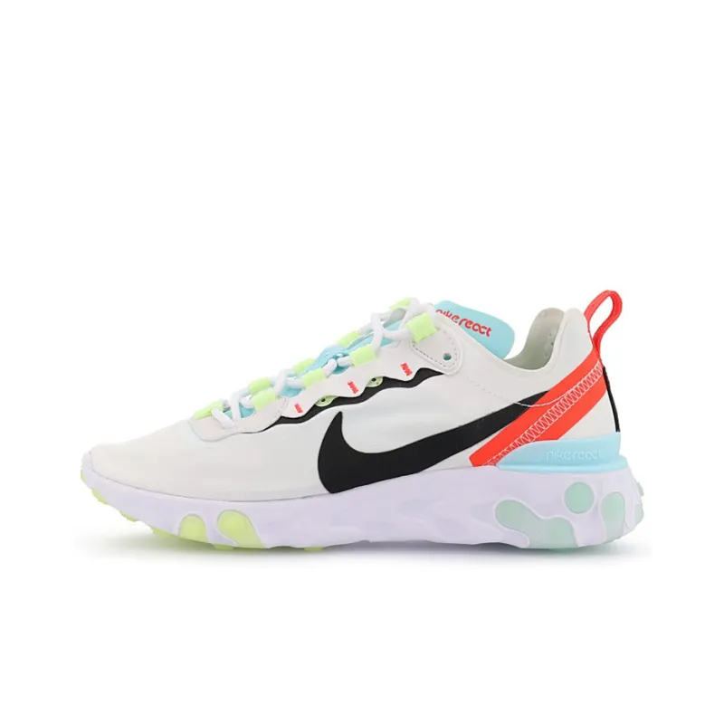 Nike React Element 55 White Black Blue Women's-0