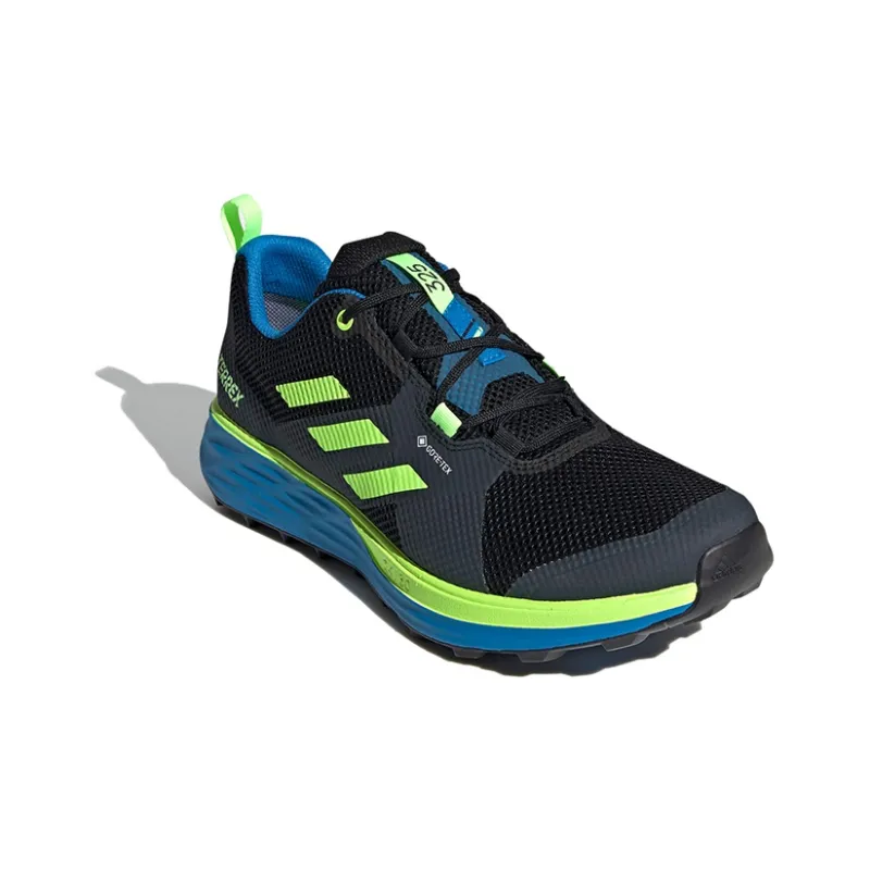 Adidas Terrex Two Gore Tex Trail 'Black Signal Green'-2
