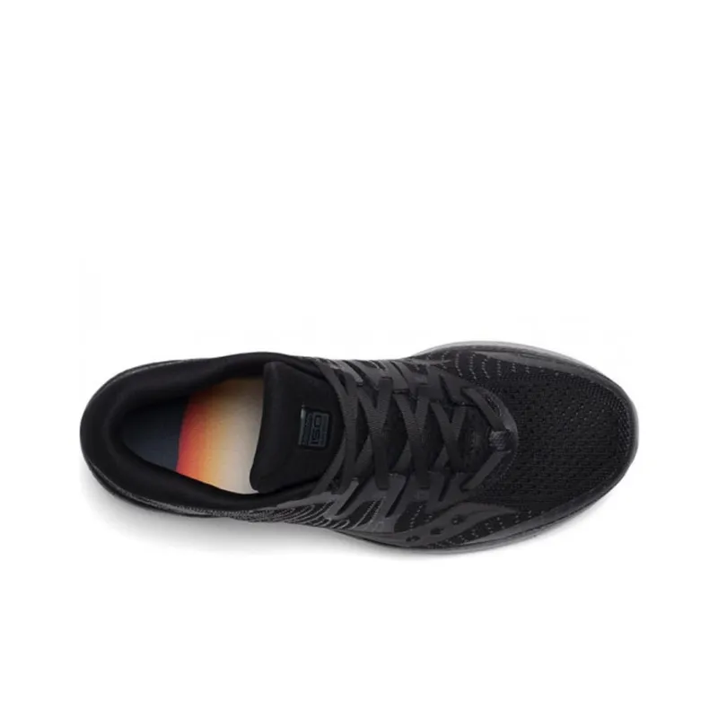 Saucony Liberty ISO 2 Low-Top Running Shoes Men's Black Gray-3