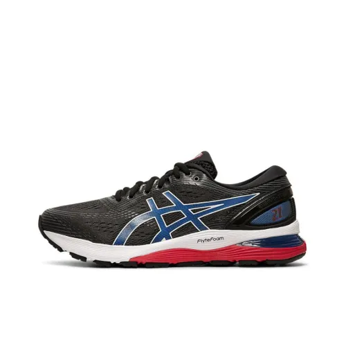 Asics Gel Nimbus 21 'Black Electric Blue'