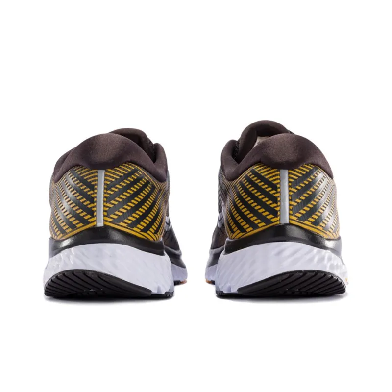Saucony Guide 13 Non slip Lightweight Low Top Running Shoes Men's Gray Yellow-3