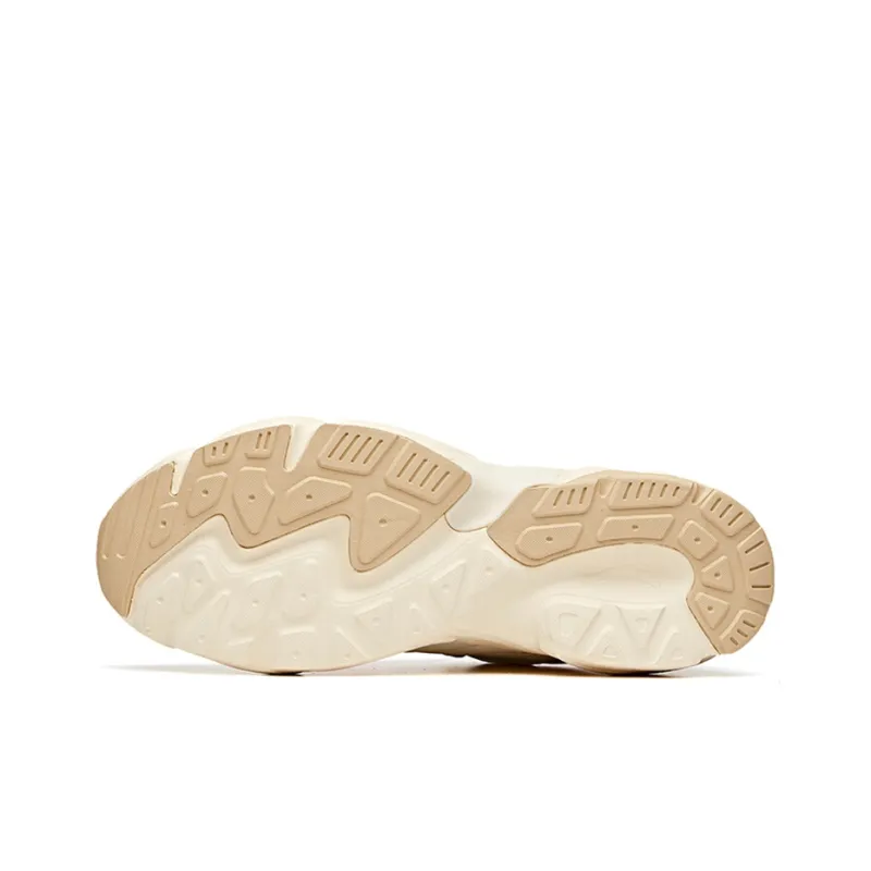 Anta Cushioned Slip-Resistant Abrasion-Resistant Low-Top Running Shoes Men's Malt Light Brown-4