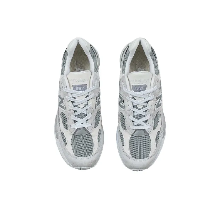 New Balance 992 White Silver Nimbus Cloud-2