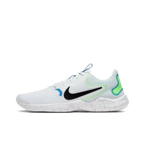 Nike Flex Experience RN 9 Running Shoes Men Low-Top White/Blue/Green