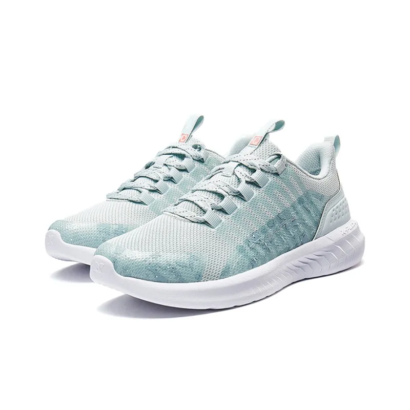 XTEP Hydrogen Wind Low Top Running Shoes Women's Light Aqua-1