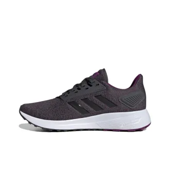 Adidas DURAMO 9 Slip-Resistant Low-Top Running Shoes Women's Purple Black White