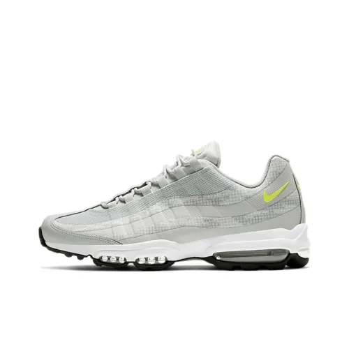 Nike Air Max 95 Running Shoes Men Low-Top Gray Yellow