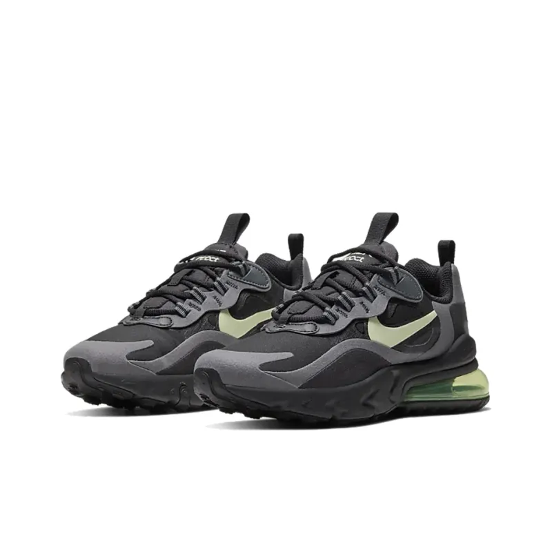 Nike Air Max 270 React Black Barely Volt GS-2