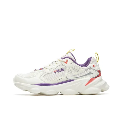 FILA Skipper Running Shoes Women's Low-Top White/Purple/Red