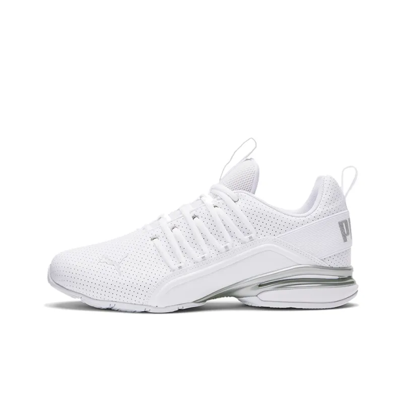 PUMA Axelion Perf Wide 'White Silver'-0