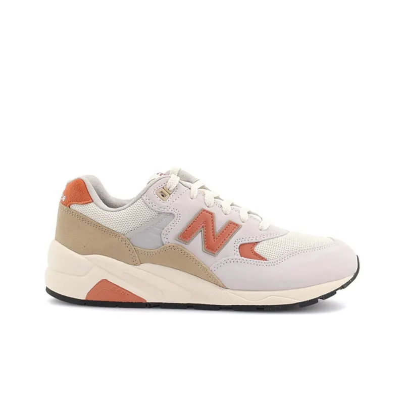 New Balance NB 580 Durable Breathable Low Top Casual Running Shoes Unisex Light Gray-1