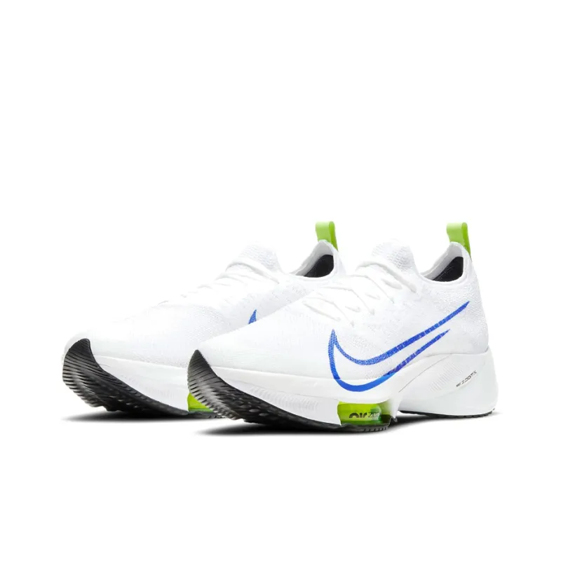 Nike Air Zoom Tempo Next% Flyknit White Racer Blue Volt-2