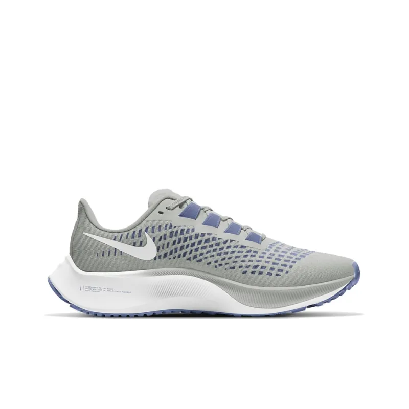 Nike Pegasus 37 Anti-Slip And Wear-Resistant Lightweight Low-Top Running Shoes Women's Gray Purple White-1