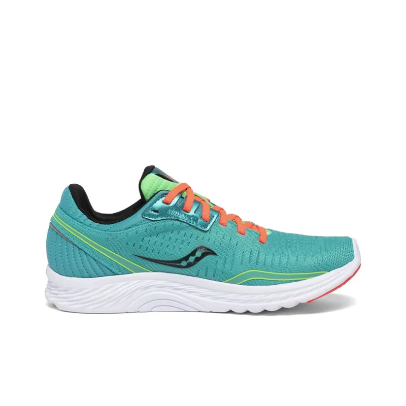 Saucony Kinvara Elite Bloom 11 Low-Top Running Shoes Women's Blue Green-1