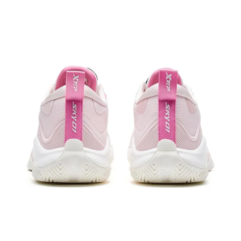 XTEP Against The Sky Generation Basketball Shoes Men Low Top Begonia Pink-3