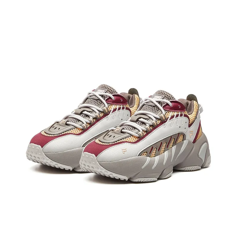 3.1 Phillip Lim x FILA ADE Cushioned Wear Resistant Breathable Low Top Casual Running Shoes Women's Gray Red-2