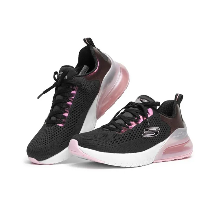 Skechers Skech Air Stratus Black/White/Pink Women's-2