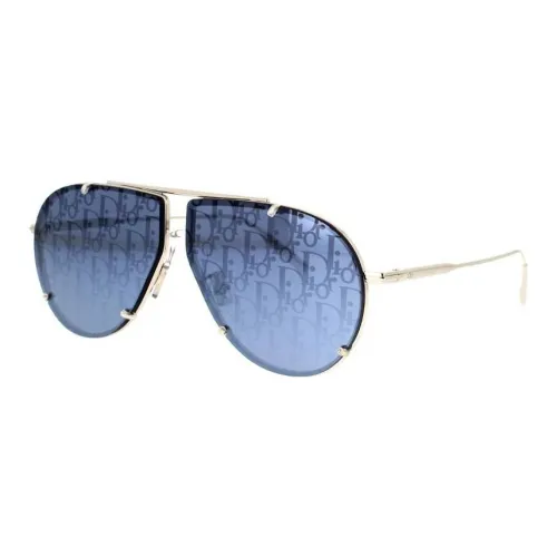 DIOR Metal Aviator Sunglasses Men's Silver