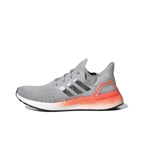 Adidas Ultra Boost 20 Grey Two Signal Coral Women's