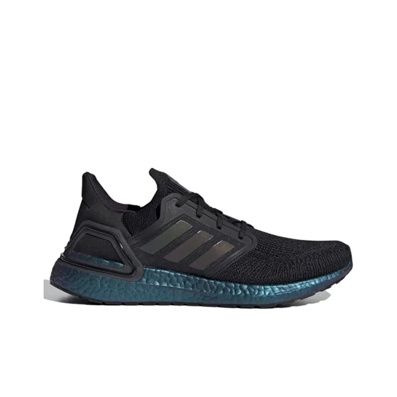 Adidas Ultra Boost 20 Black Signal Cyan-1