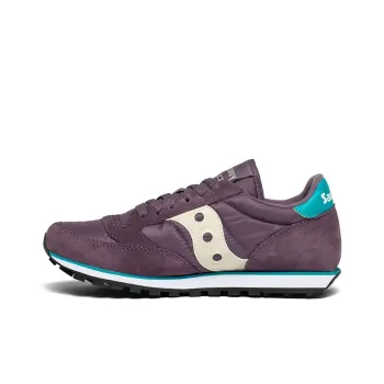 Saucony Jazz 81 Anti-Slip Wear-Resistant Low-Top Athletic Shoes Women's Purple Standard M