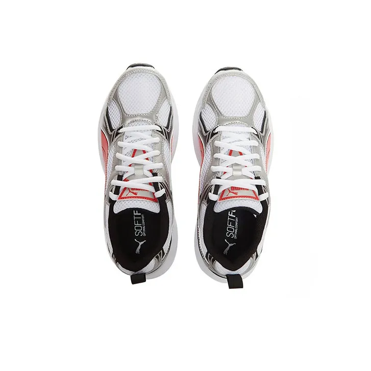 PUMA Milenio Retro Low Top Casual White Red Gray-2