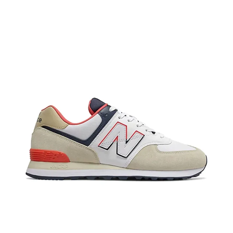 New Balance 574 Bone Toro Red-1
