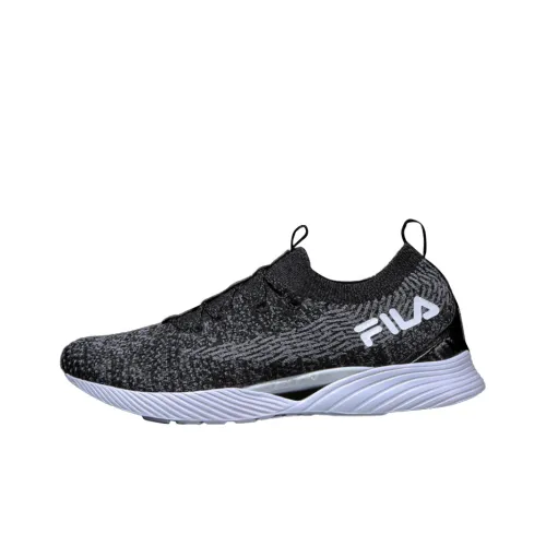 FILA Rgb Running Shoes Unisex Low-Top Black White Gray