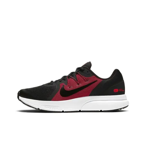 Nike Zoom Span 3 Running Shoes Men Low-Top Black/Red