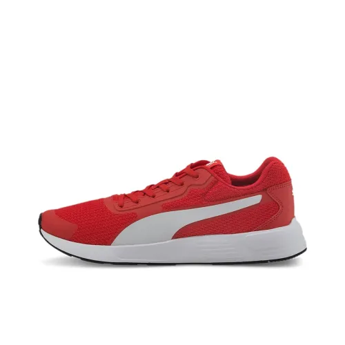 PUMA Taper Running Shoes Unisex Low-Top White/Red