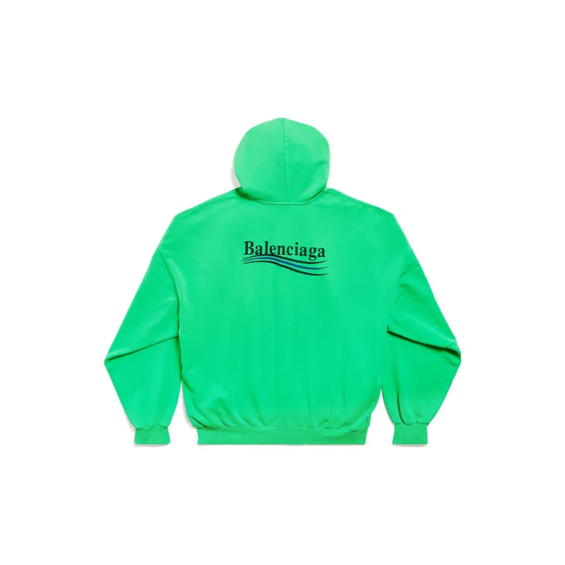 Balenciaga FW23 Sweatshirt Loose Fit Unisex Green-1